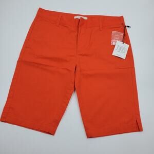 London Fog Orange Chino Shorts Size 2